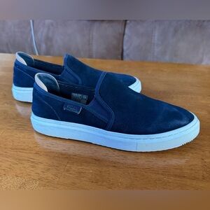 UGG Women’s Navy Blue Suede Slip-On Loafers Size 8.5